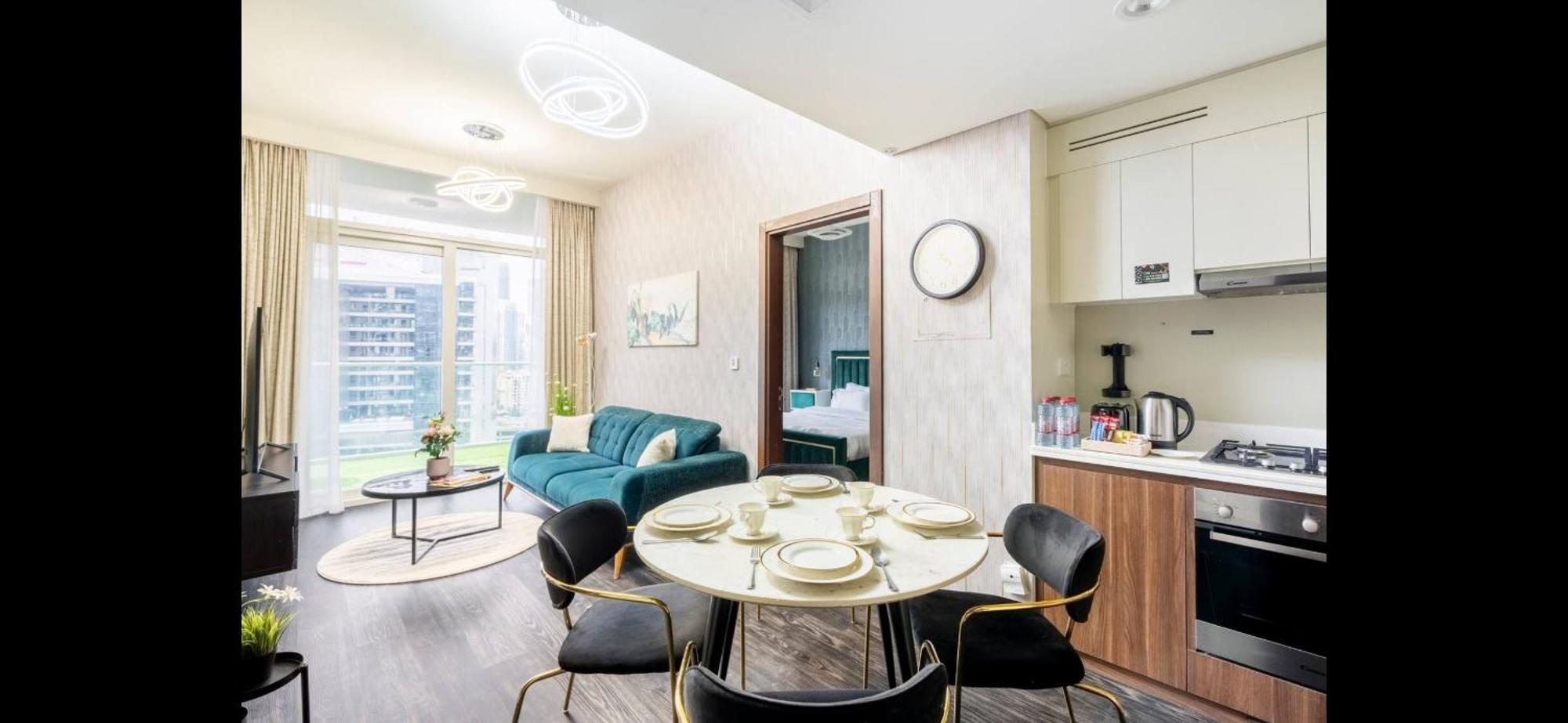 Luxury 2 Bedroom With Burj Khalifa View ドバイ エクステリア 写真